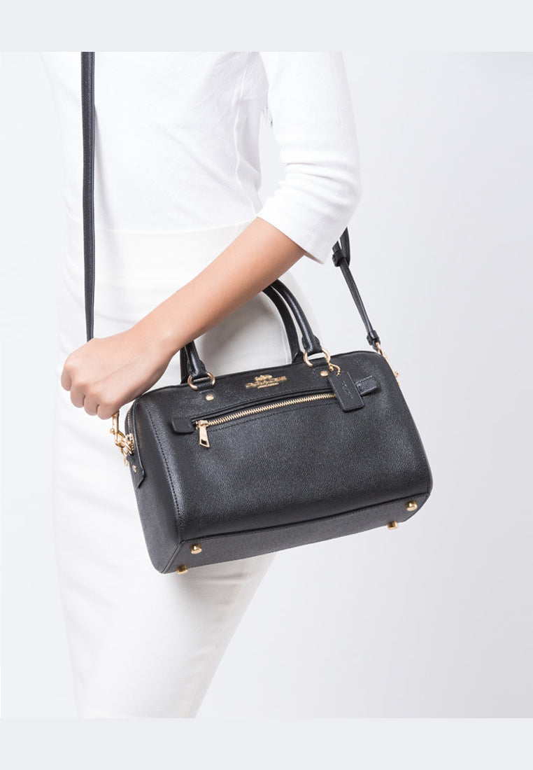 Coach Rowan Satchel Crossbody Bag - Black