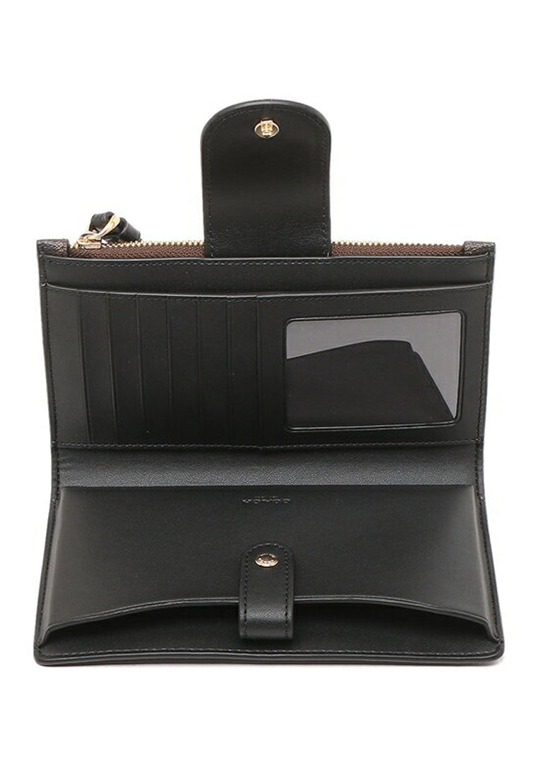 Coach Tech Wallet In Colorblock Signature Canvas - Dark Brown