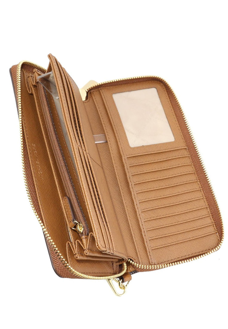 Michael Kors Jet Set Travel Large Continental Wallet - Brown