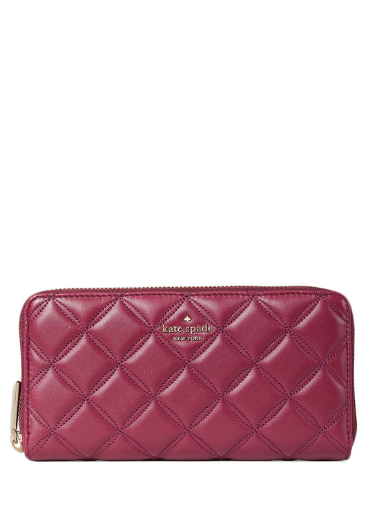 Kate Spade Natalia Large Continental Wallet - Bright Cherry