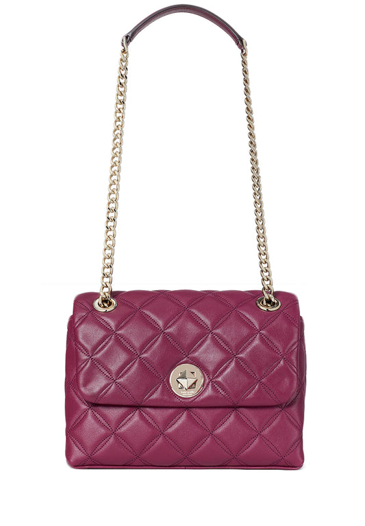 Kate Spade Natalia Small Flap Crossbody Bag - Bright Cherry