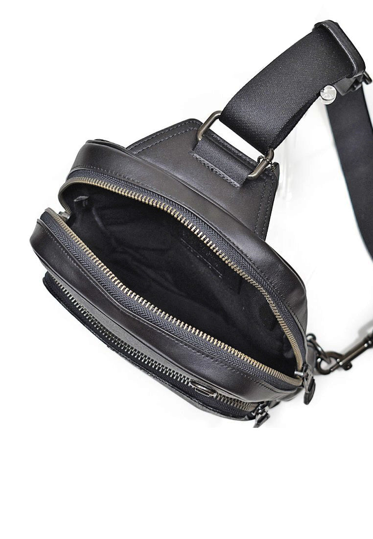 Coach Graham Pack In Signature Canvas - Black