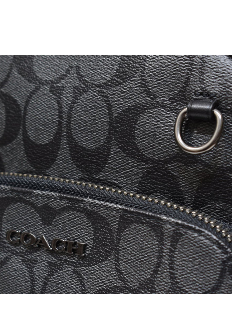 Coach Graham Pack In Signature Canvas - Black