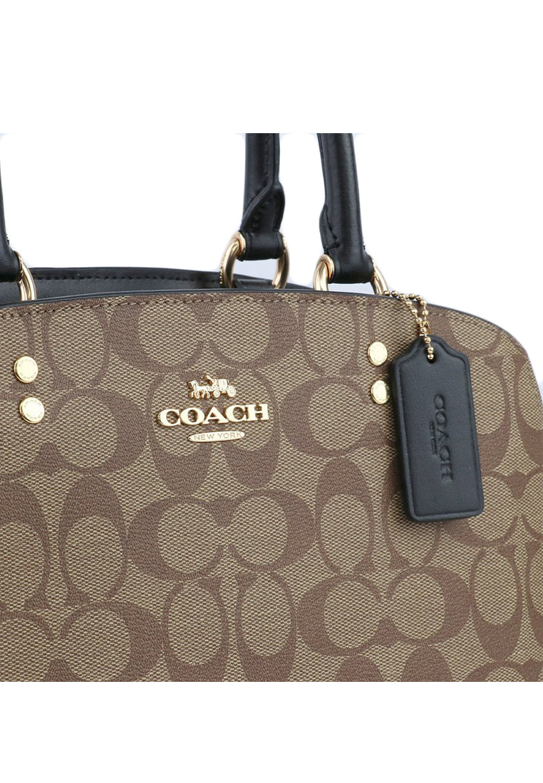 Coach Lillie Carryall In Signature Canvas - Brown/Black
