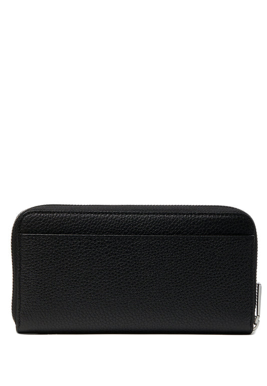 Kate Spade Glitter Embossed Leather Wallet - Black