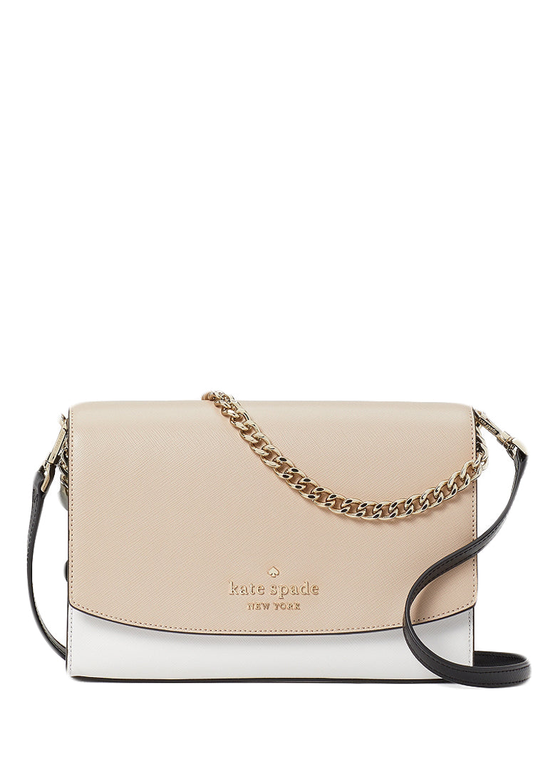 Kate Spade Carson Colorblock Crossbody Bag - Warm Beige