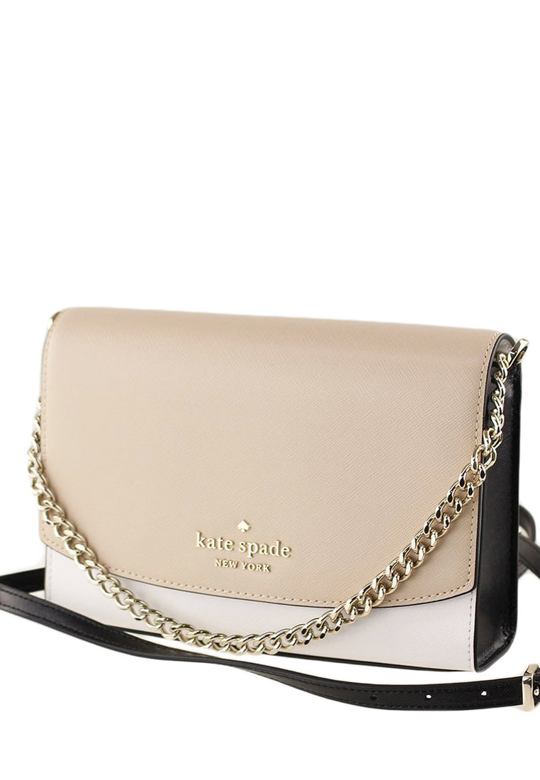 Kate Spade Carson Colorblock Crossbody Bag - Warm Beige