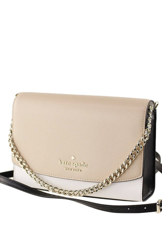 Kate Spade Carson Colorblock Crossbody Bag - Warm Beige