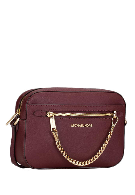 Michael Kors Jet Set Item Large Chain Crossbody Bag - Merlot