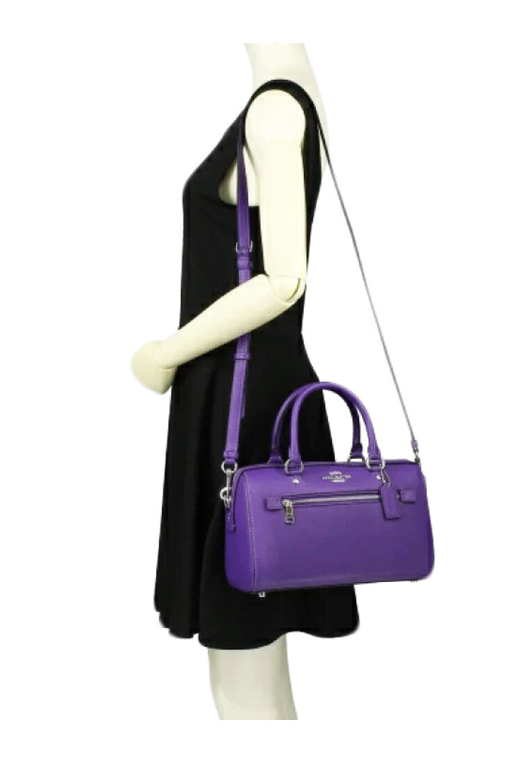Coach Rowan Satchel Crossbody Bag - Purple