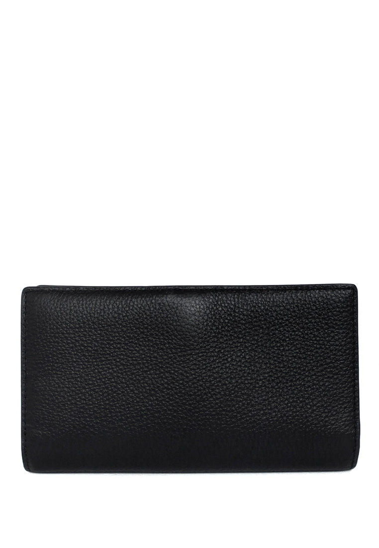 Coach Slim Zip Wallet - Black
