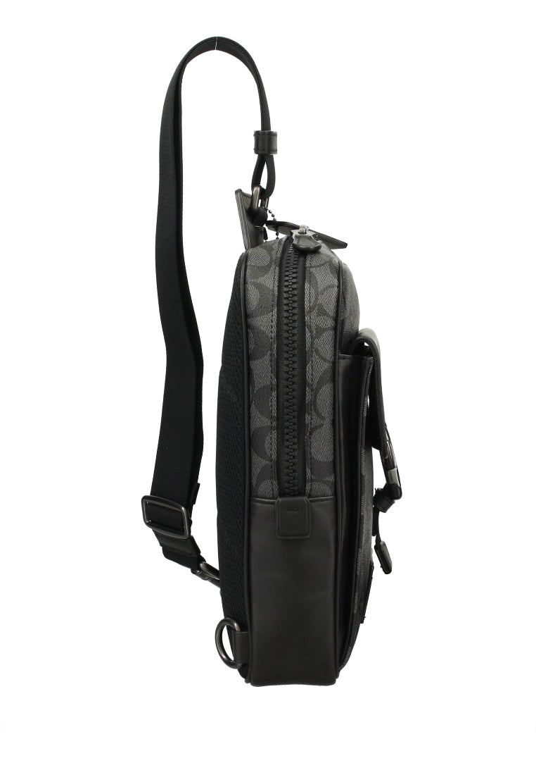 Coach Track Pack In Signature Canvas - Black – Haute Style Malaysia