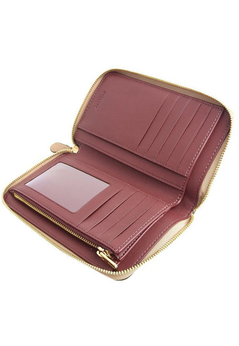 Coach Medium ID Zip Wallet - Beige