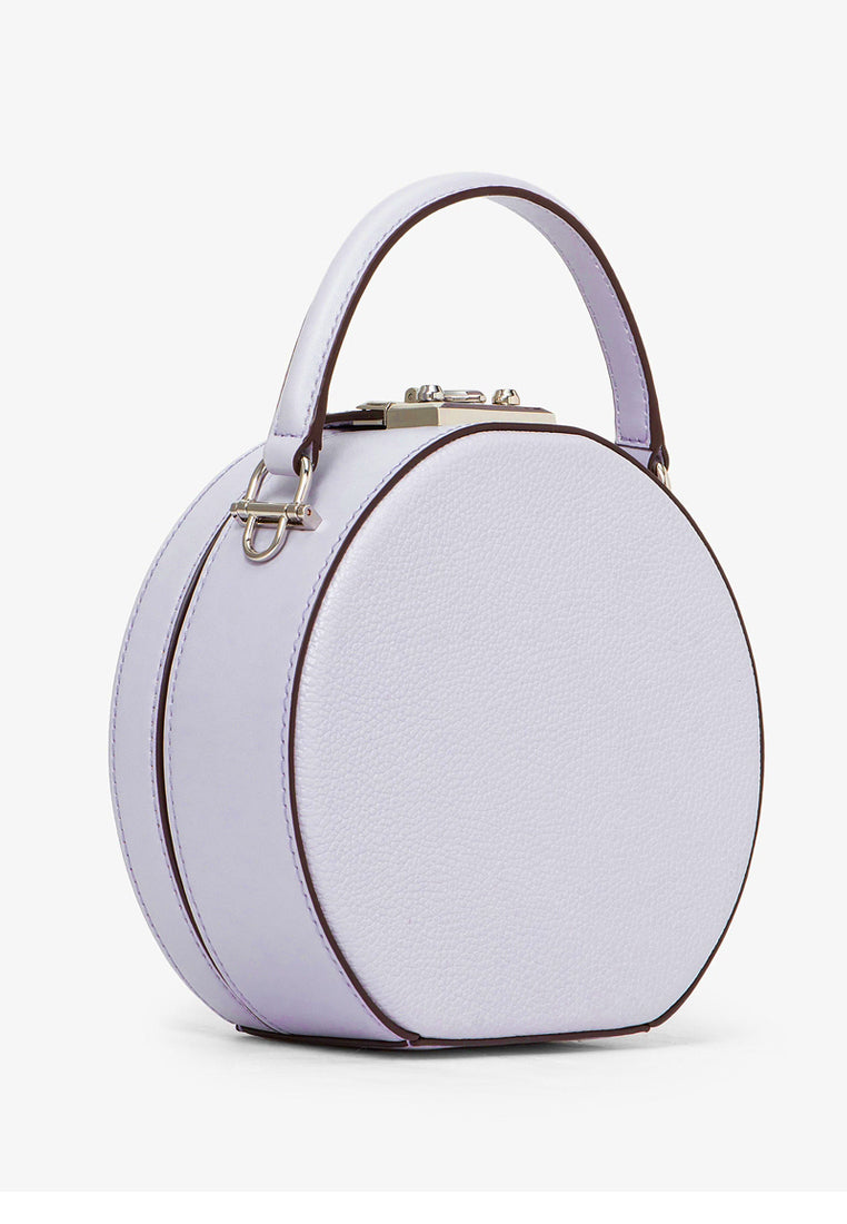 Michael Kors Serena Small Pebbled Leather Crossbody Bag - Light Purple