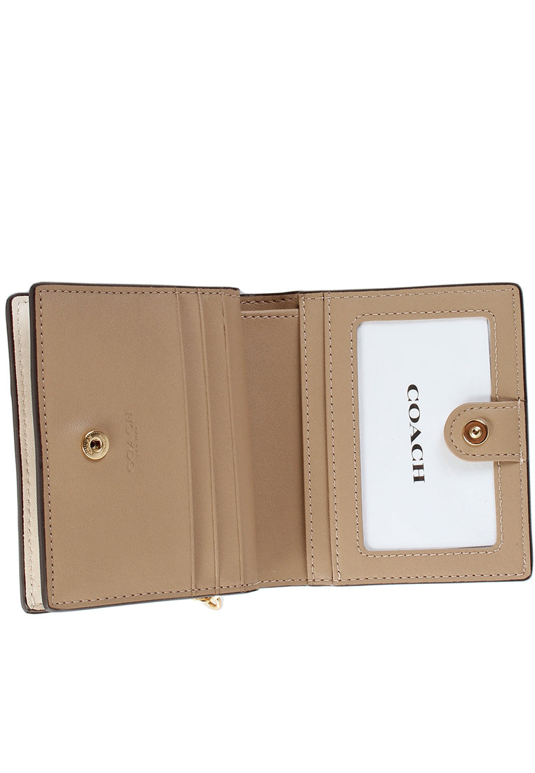 Coach Boxed Snap Wallet And Picture Frame Bag Charm in Signature