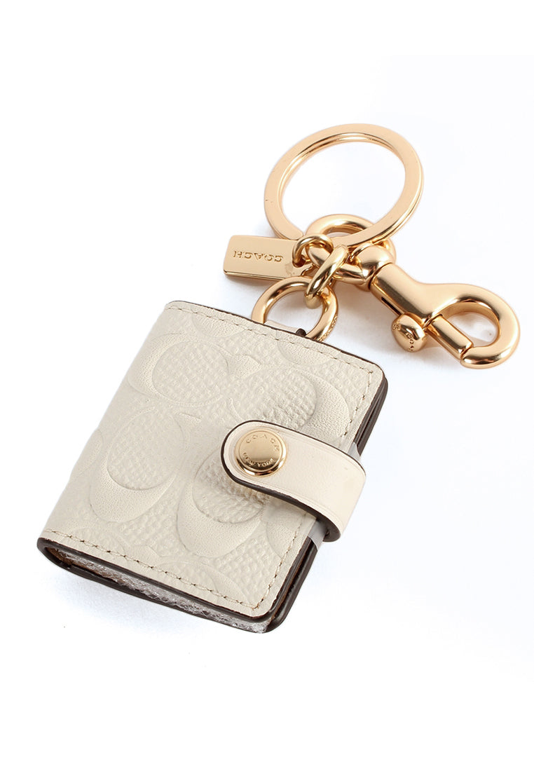Coach Boxed Snap Wallet And Picture Frame Bag Charm in
