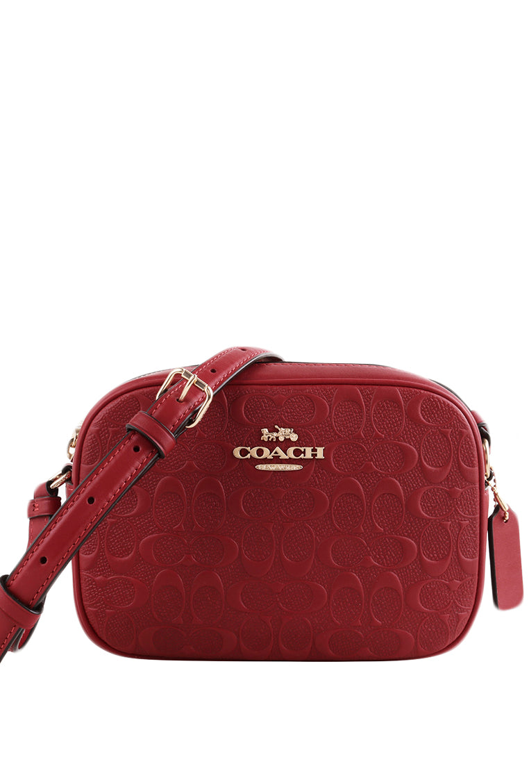 Coach Mini Jamie Camera Bag In Signature Leather - Red