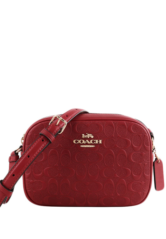 Coach Mini Jamie Camera Bag In Signature Leather - Red