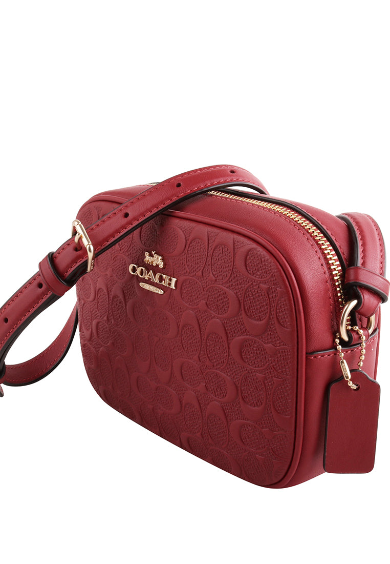 Coach Mini Jamie Camera Bag In Signature Leather - Red