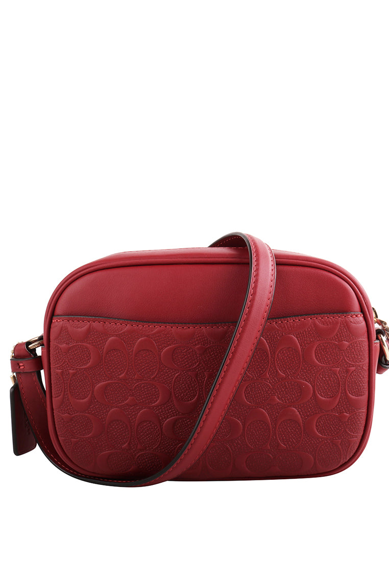 Coach Mini Jamie Camera Bag In Signature Leather - Red