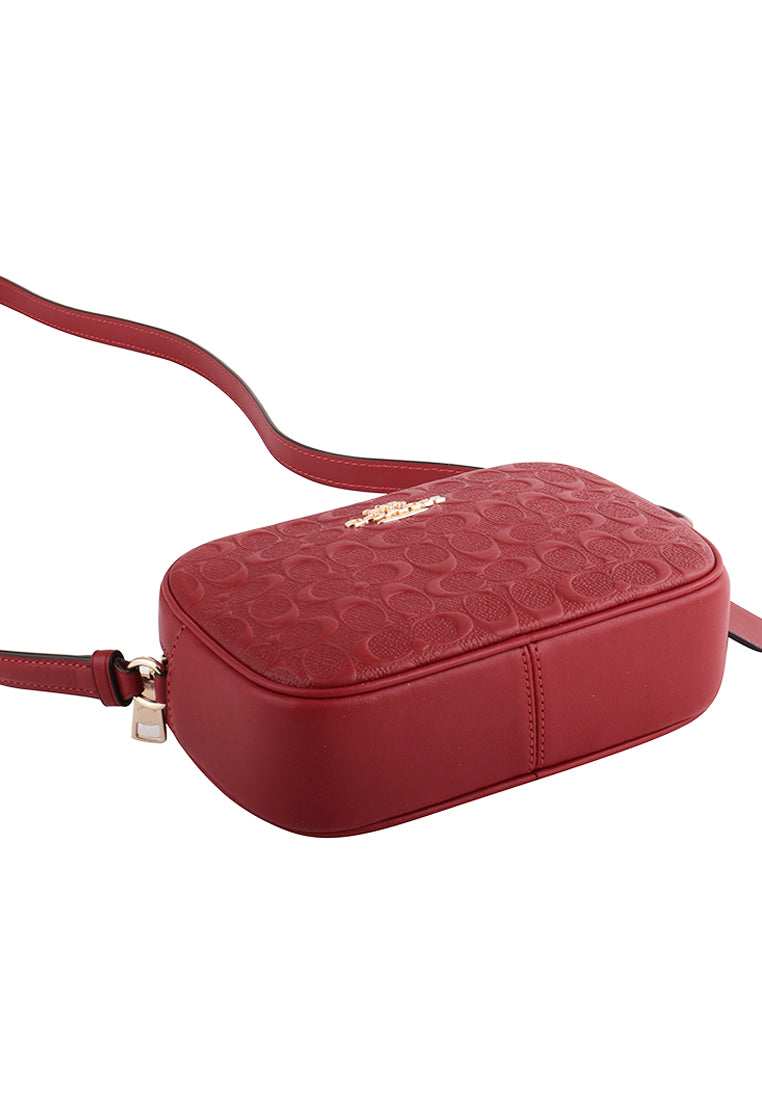 Coach Mini Jamie Camera Bag In Signature Leather - Red