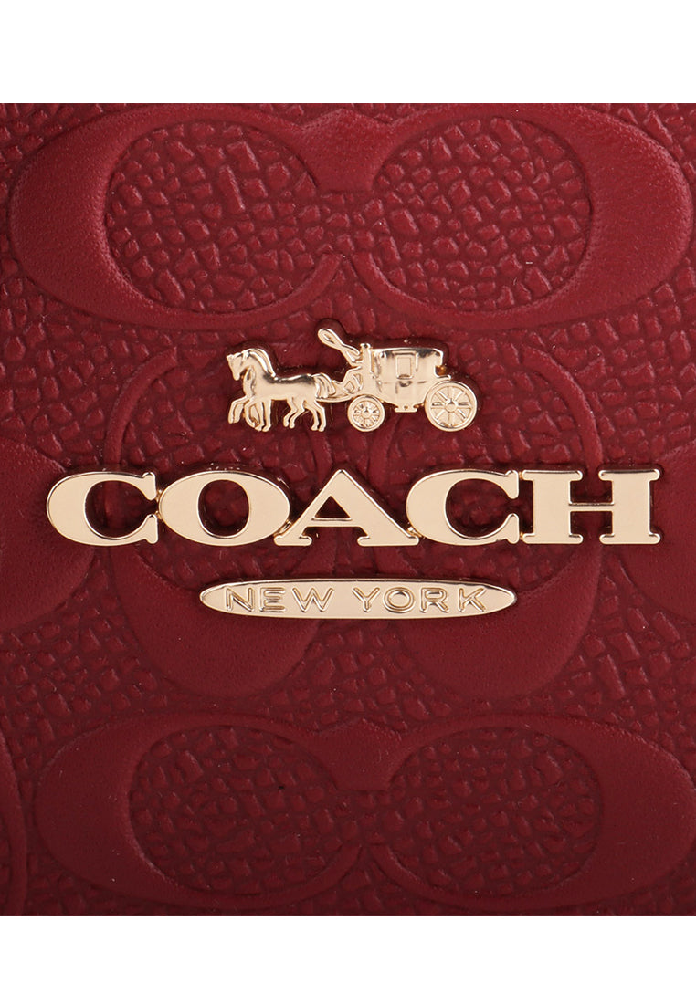 Coach Mini Jamie Camera Bag In Signature Leather - Red