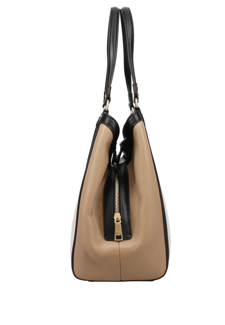 Coach Kristy Shoulder Bag In Colorblock - White/Beige