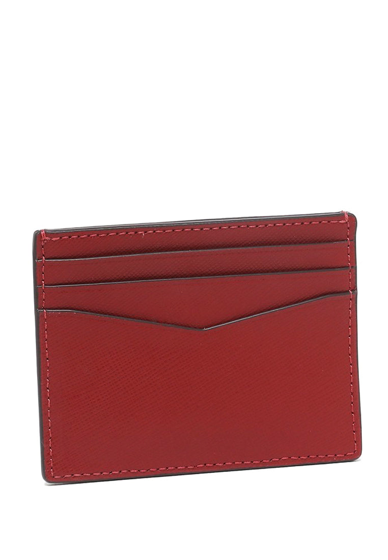 Kate Spade Staci Small Slim Card Holder - Red Curran