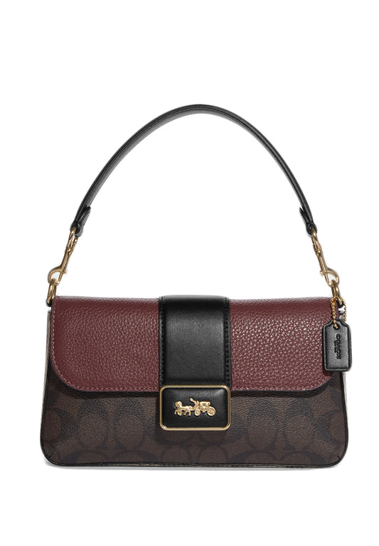 Coach Mini Grace Crossbody In Signature Canvas - Brown/Black