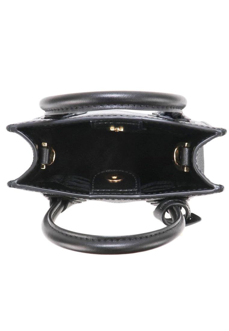 Michael Kors Mercer Extra-Small Pebbled Leather Crossbody Bag - Black