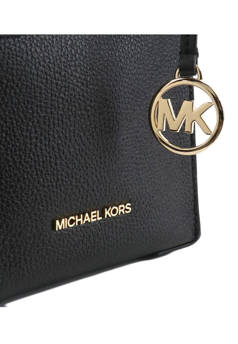 Michael Kors Mercer Extra-Small Pebbled Leather Crossbody Bag - Black