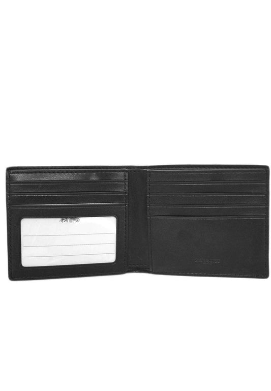 Coach Mens Boxed ID Billfold Wallet In Signature Canvas & Key Fob Gift Set - Brown