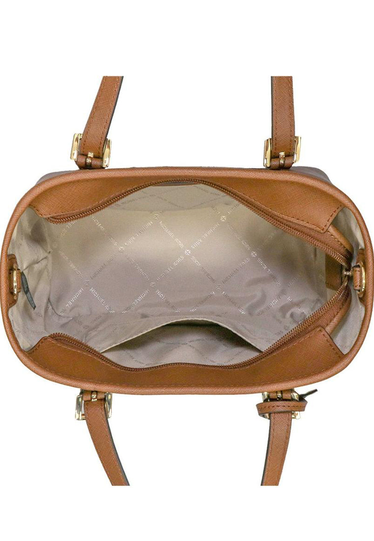 Michael Kors Jet Set Travel Extra-Small Top Zip Tote Bag - Brown