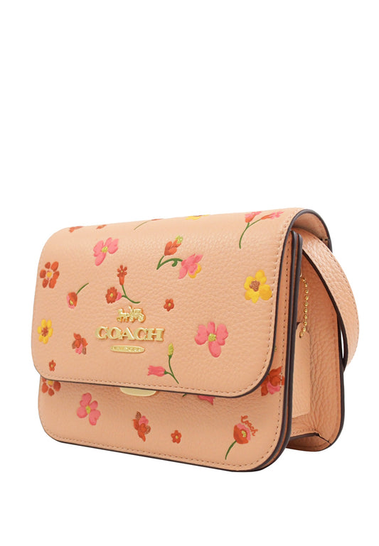 Coach Mini Brynn Crossbody With Mystical Floral Print - Faded Blush
