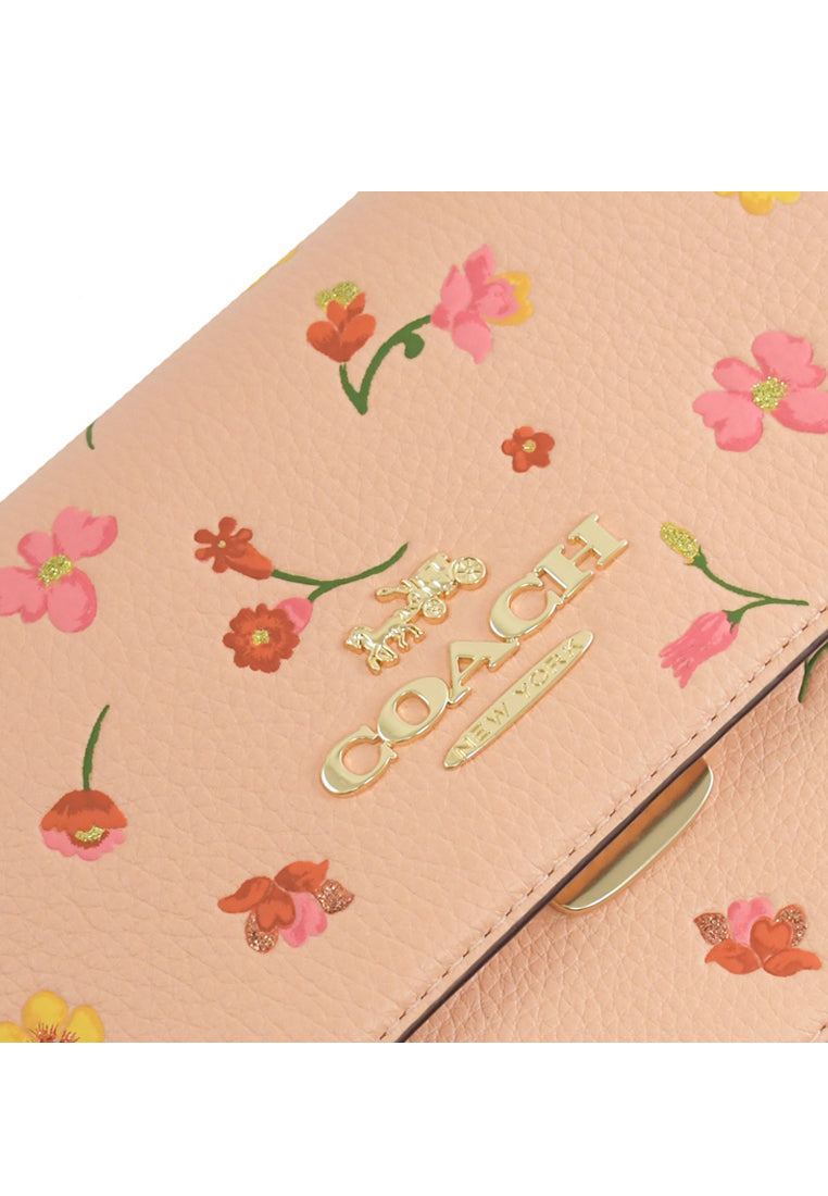 Coach Mini Brynn Crossbody With Mystical Floral Print - Faded Blush