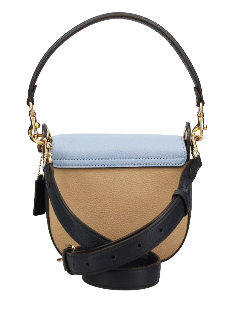 Coach Kleo Shoulder Bag 17 In Colorblock - Marble Blue/Multi