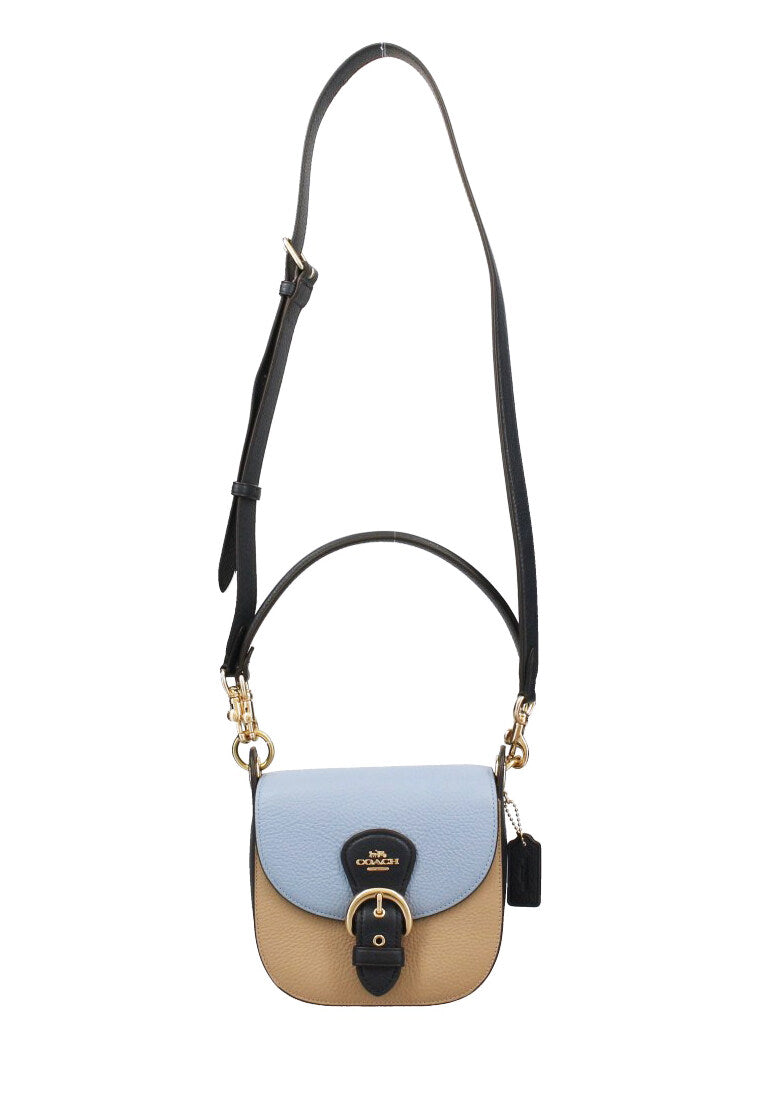 Coach Kleo Shoulder Bag 17 In Colorblock - Marble Blue/Multi