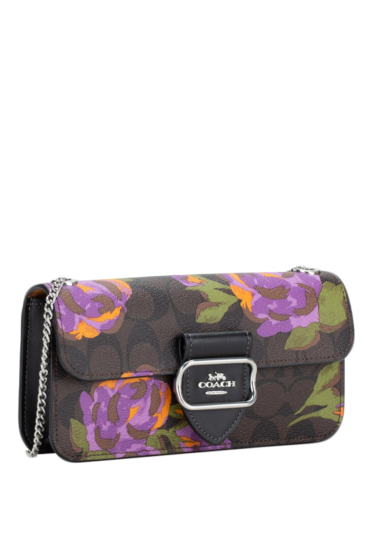 Coach rose print crossbody best sale