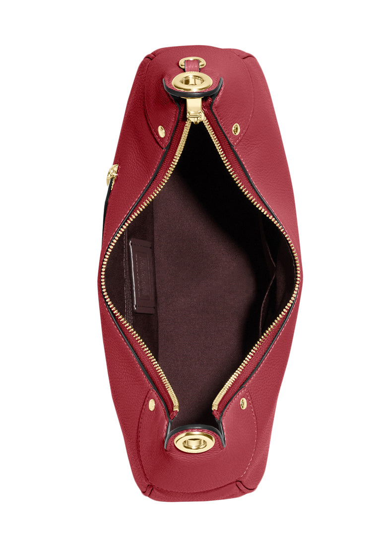 Coach Mara Hobo Bag - Cherry