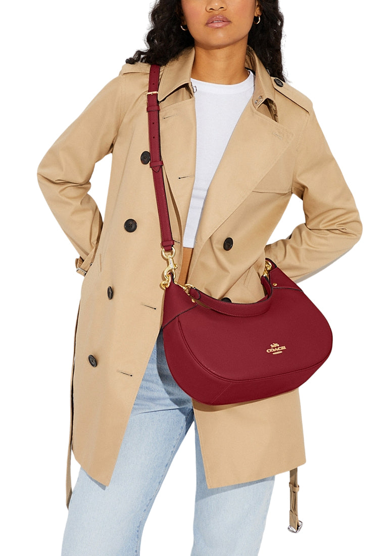 Coach Mara Hobo Bag - Cherry