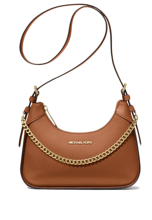 Michael Kors Wilma Small Leather Crossbody Bag - Brown