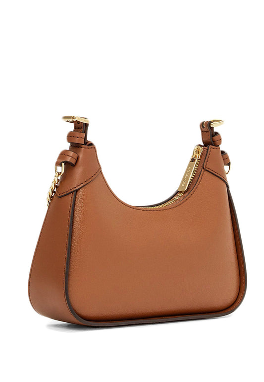 Michael Kors Wilma Small Leather Crossbody Bag - Brown