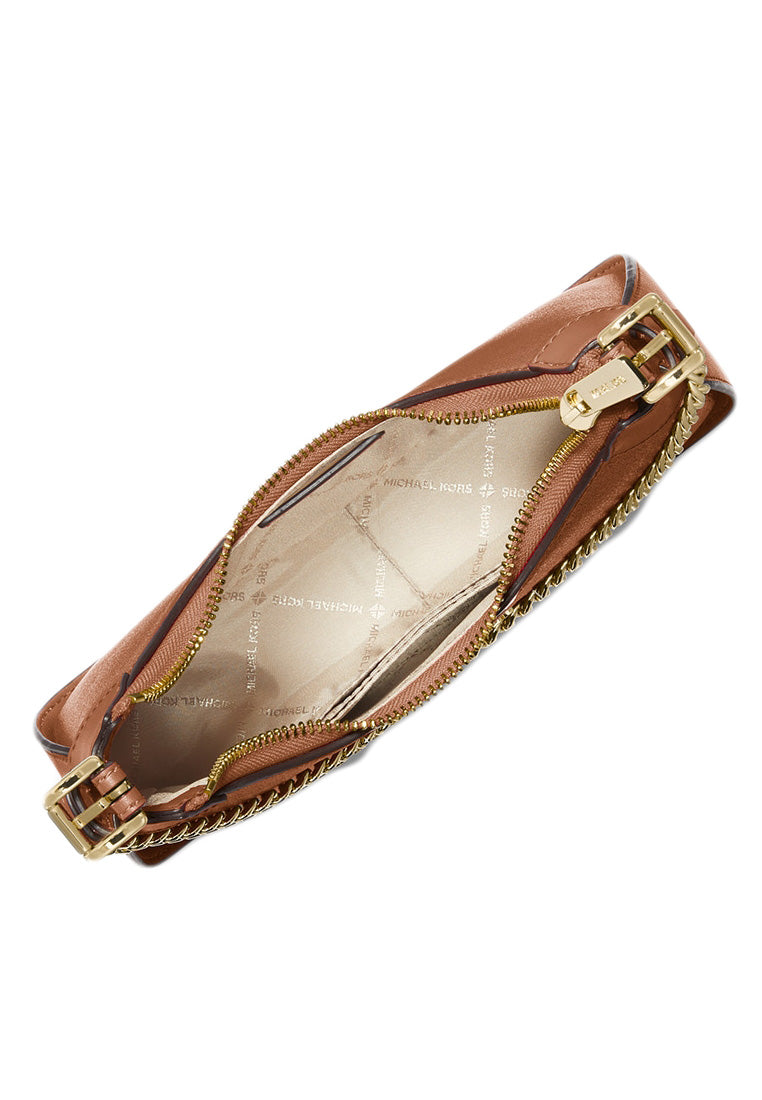 Michael Kors Wilma Small Leather Crossbody Bag - Brown