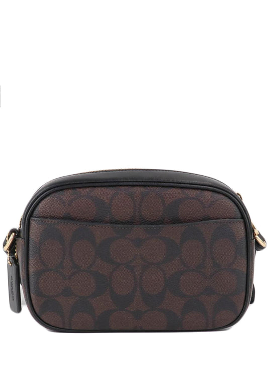 Coach Mini Jamie Camera Bag In Signature Canvas - Dark Brown