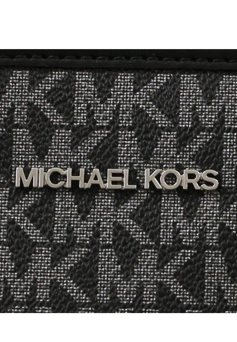 Michael Kors Jet Set Travel Extra-Small Logo Top-Zip Tote Bag - Black