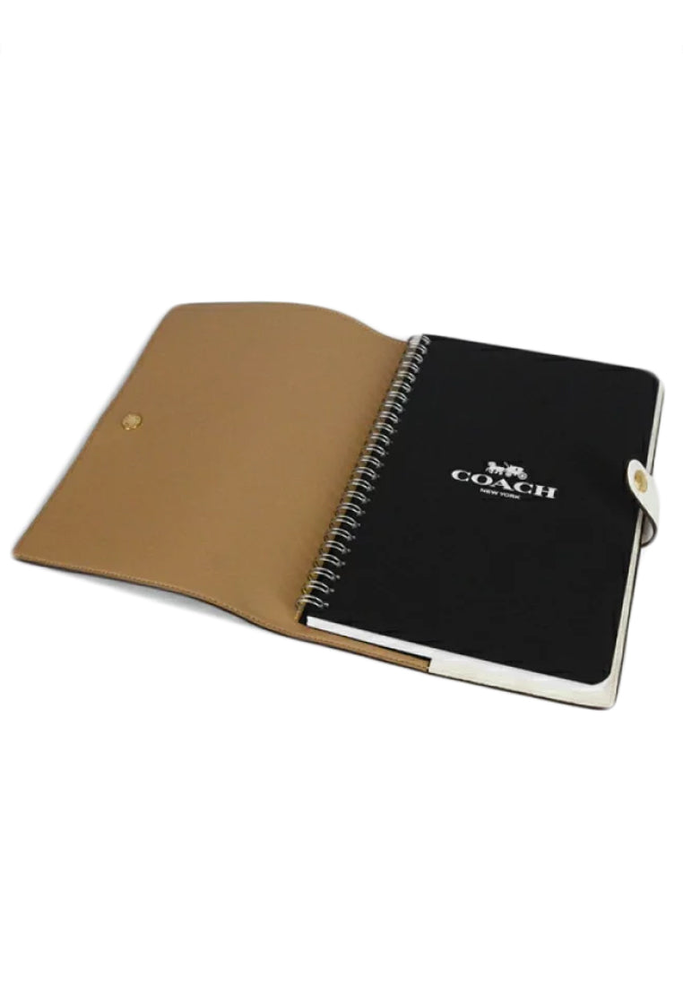 Coach Notebook In Signature Canvas With Bee Print - White/Multi – Haute ...