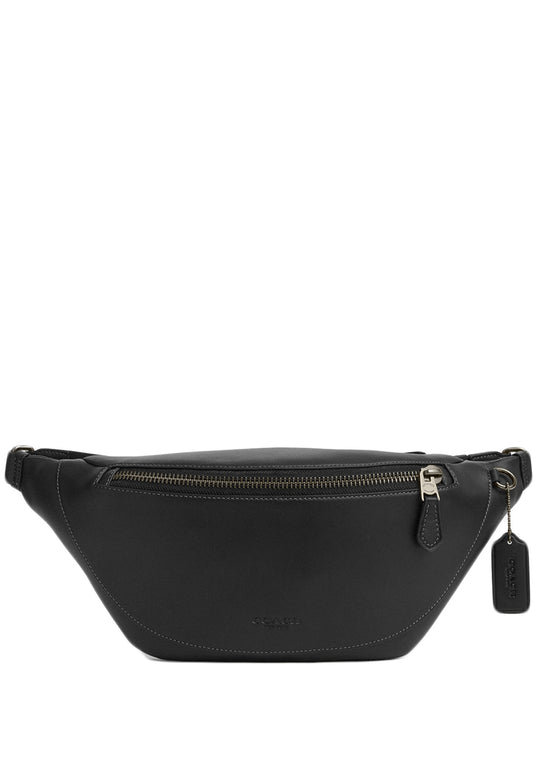 Coach Mens Warren Belt Bag - Gunmetal Black