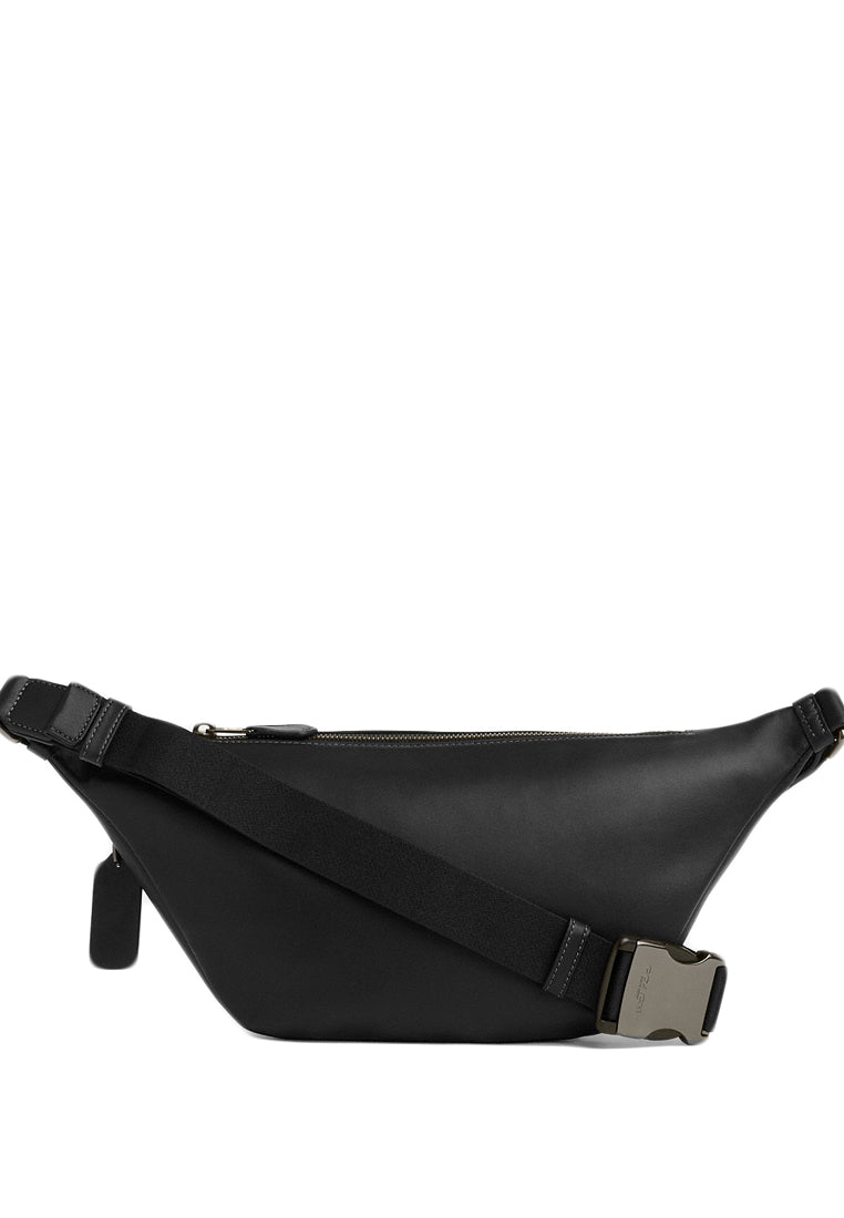 Coach Mens Warren Belt Bag - Gunmetal Black