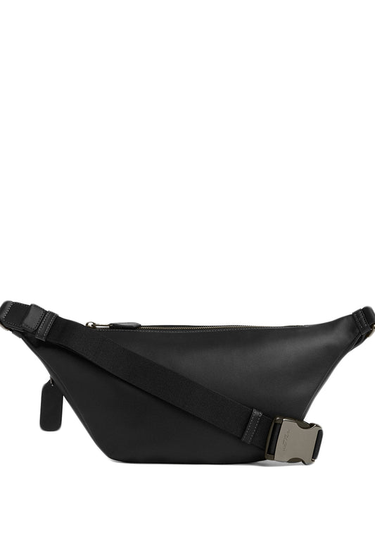 Coach Mens Warren Belt Bag - Gunmetal Black