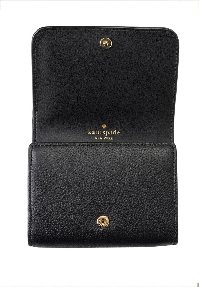 Kate Spade Kayla Small L-Zip Wallet - Black